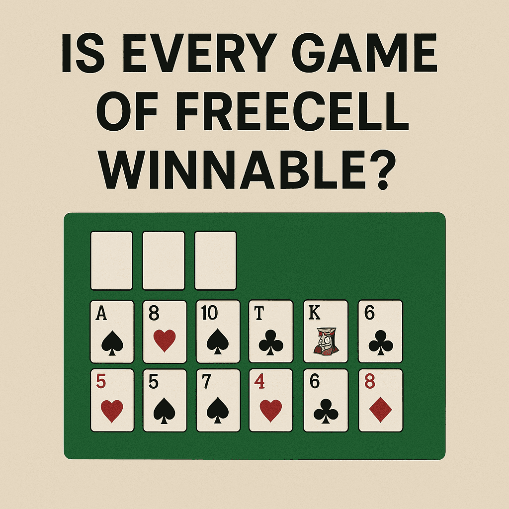 Is Every Game of FreeCell Winnable? Strategy & Tips