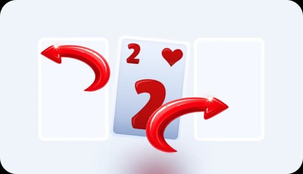 Doble de cartas significa menos movimientos obligatorios